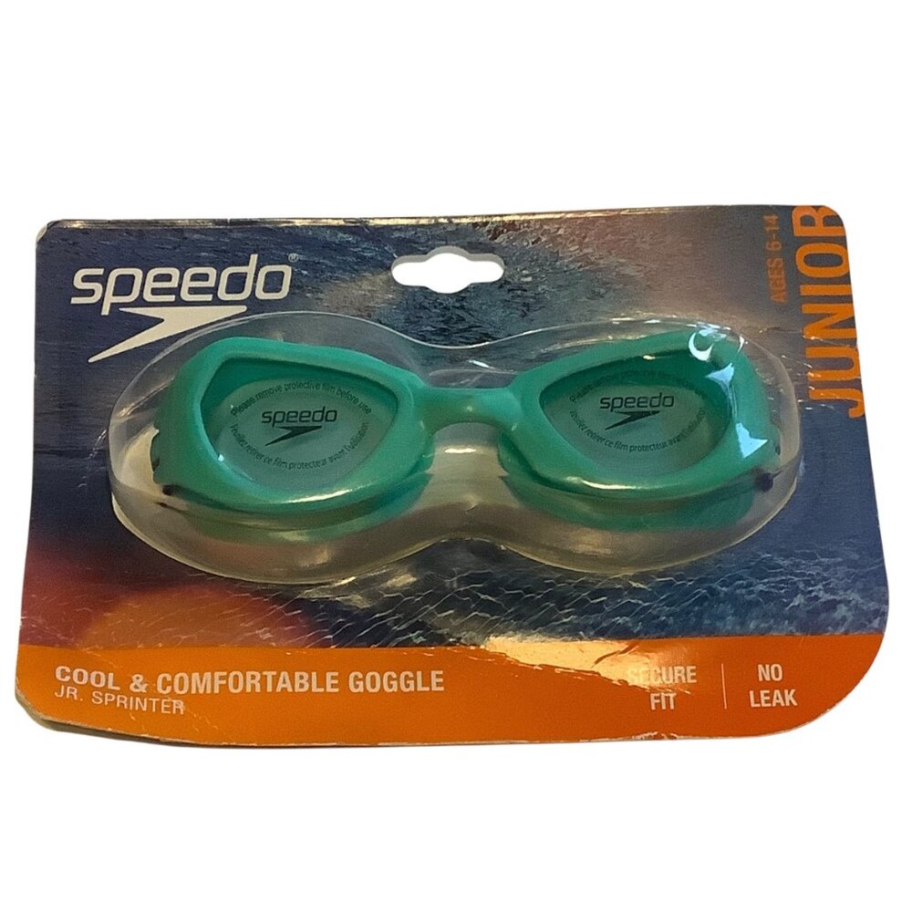 Speedo Junior Swim Goggles Age 6-14 Cool Comfortable Anti-Fog UV Protect No Leak